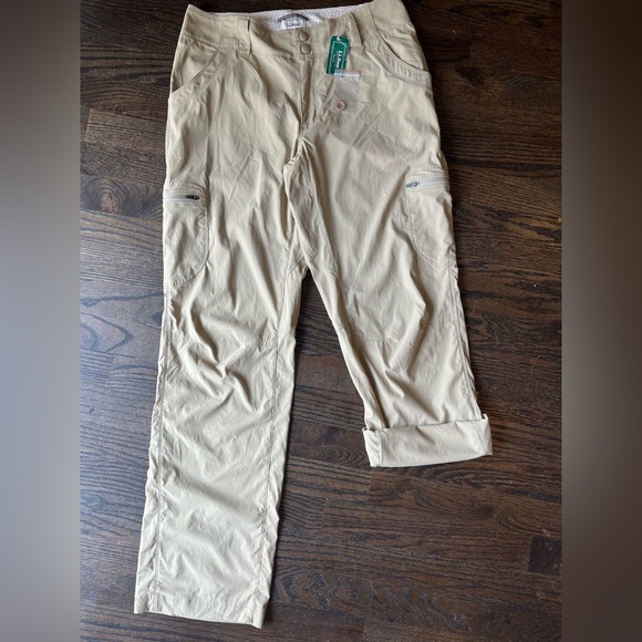 Women’s LL Bean Vista Trekking Pants Size 4 New with Tags Sandstone - Picture 5 of 10